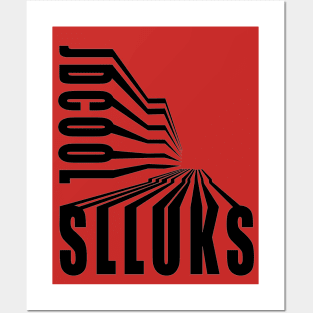 Super cool slluks brand letter logo design Posters and Art